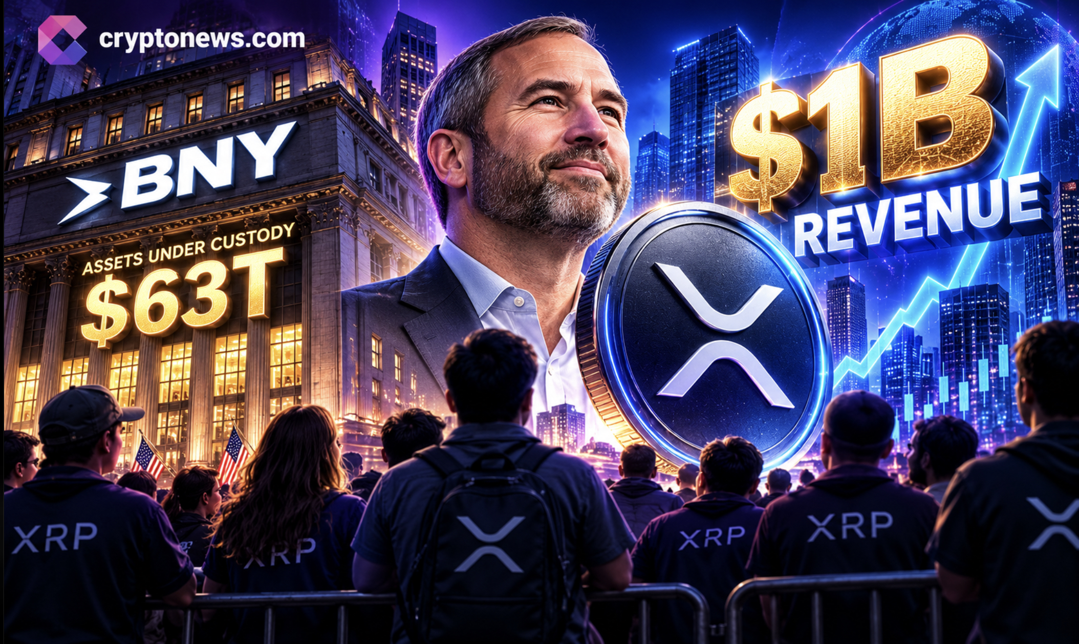 Ripple approaches $1B in annualized revenue as BNY expands XRP custody, raising questions about institutional adoption and token demand.