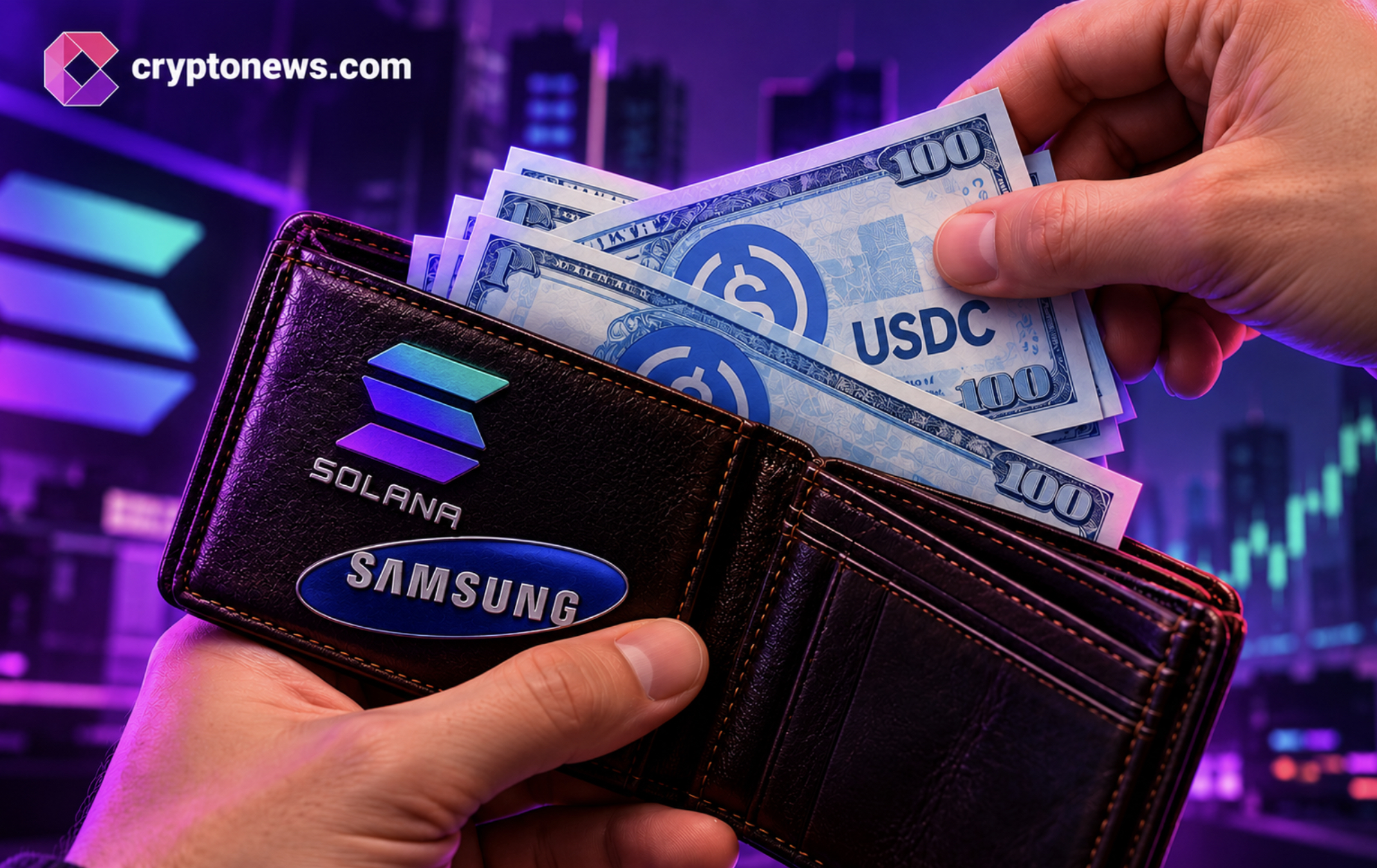 Samsung Wallet plans USDC transfers for eligible U.S. users in October 2026, with crypto-wallet and bank payouts across 60 countries.