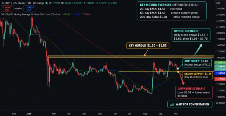 XRP Price Could Be Gearing Up for a Rally to $1.70